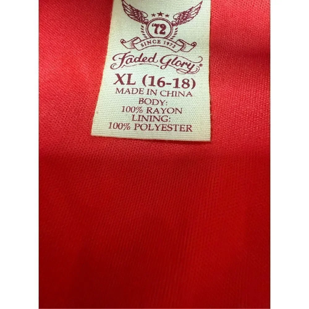 Faded Glory Lampshade Dress Pink Size XL 16-18 Youth